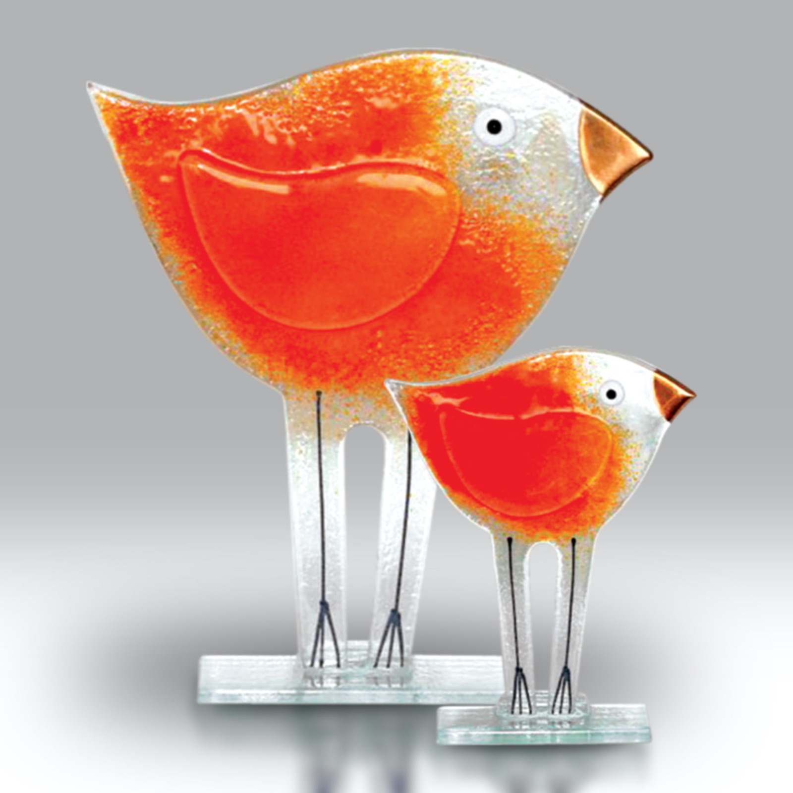 glass bird - 置物