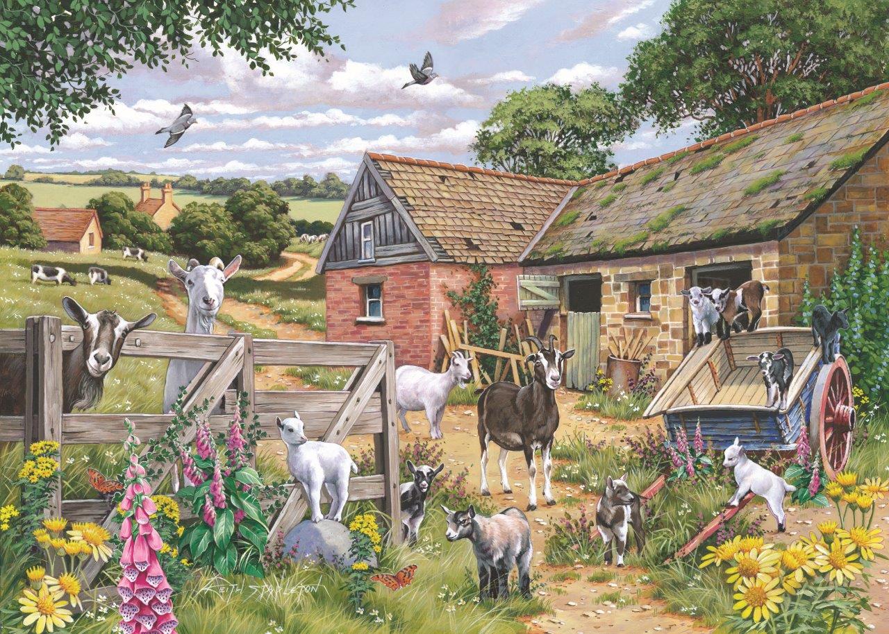 500 PIECE JIGSAW PUZZLE The House Of Puzzles Going To Town Unusual Pieces 