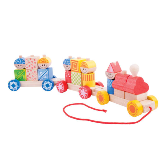 Build Up Train by Bigjigs Toys - BB037