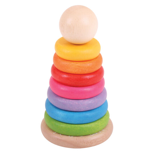 Rainbow Stacker by Bigjigs Toys - BB098