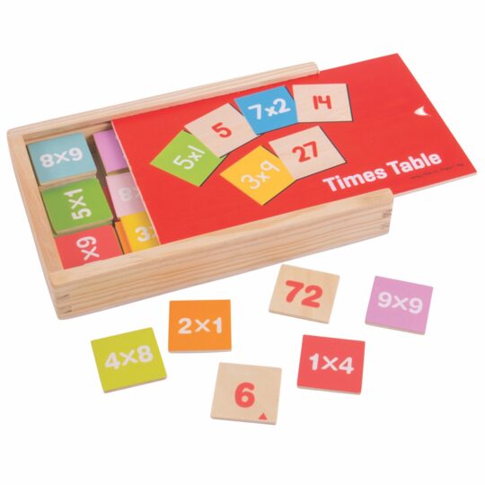 Times Table Box by Bigjigs Toys - BJ538