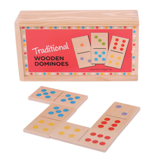 Traditional Wooden Dominoes by Bigjigs Toys - BJ784