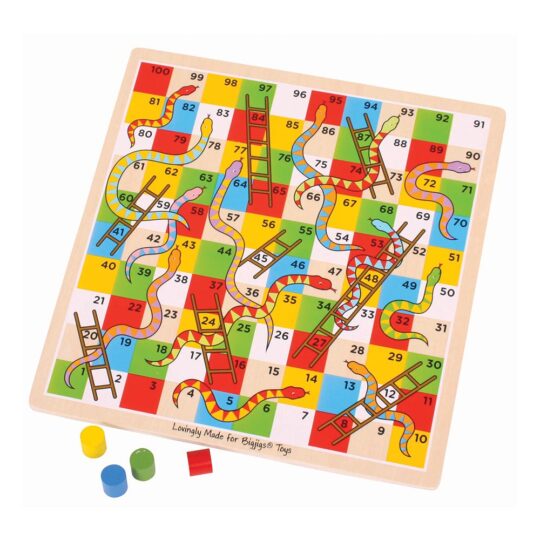 Traditional Snakes and Ladders by Bigjigs Toys - BJ788