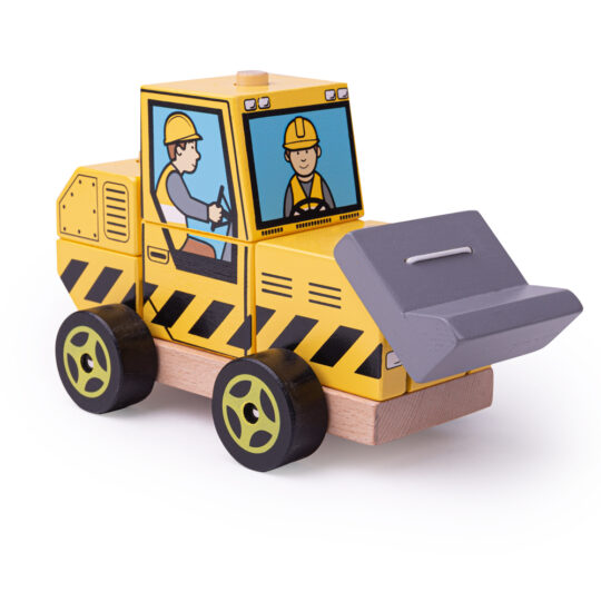 Stacking Bulldozer by Bigjigs Toys - BB124