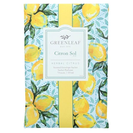 Citron Sol Scented Sachet by Greenleaf - GL900-559