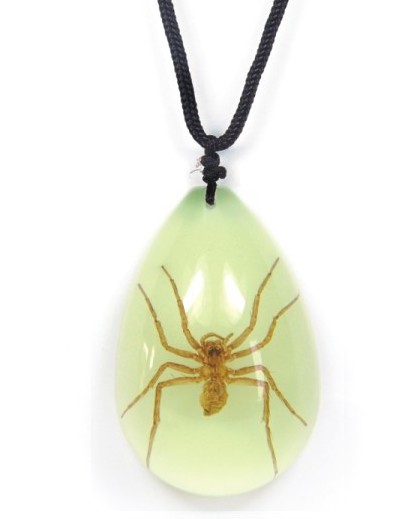 Insect Spider Glow Necklace by World of Insects - YD0735