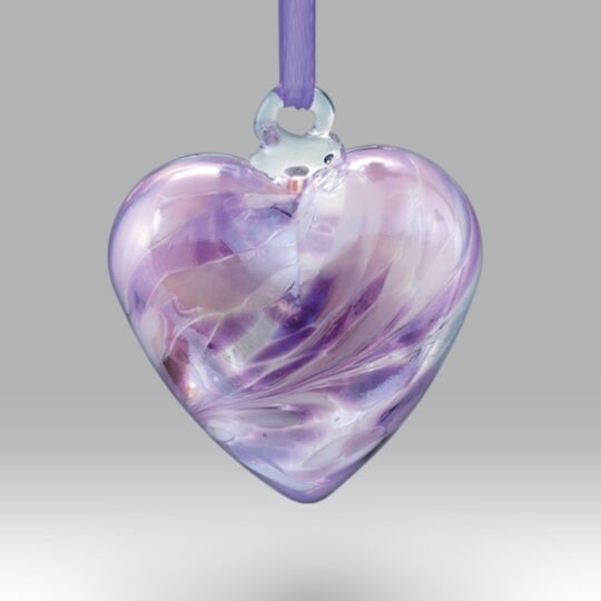 Friendship Birth Gem Heart February by Nobilé Glassware - 1829-18