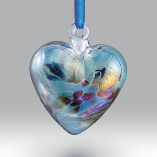 Friendship Birth Gem Heart December by Nobilé Glassware - 1839-18