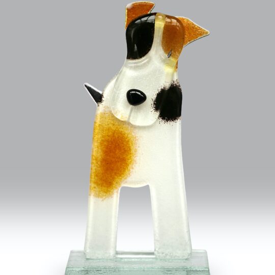 Fused Glass Terrier by Nobilé Glassware - 2011-19