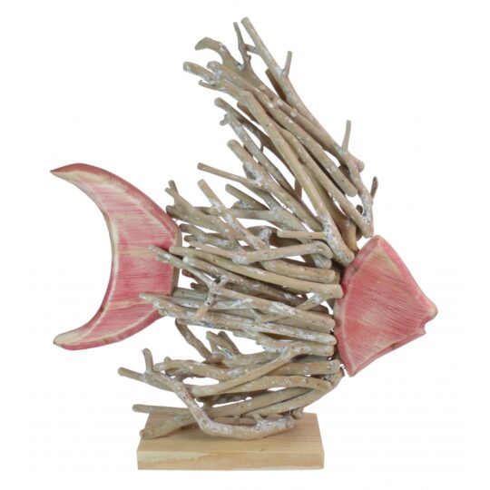 Driftwood Angel Fish by Quay Traders - 6606