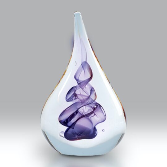 Drop Paperweight Purple by Nobilé Glassware - DPW-PUR