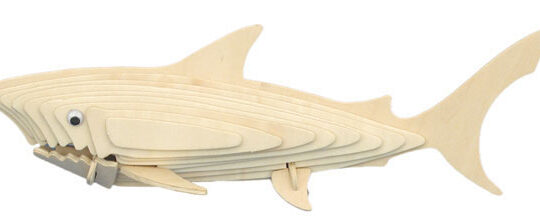 Shark Plywood Model Kit by Quay Imports - E001