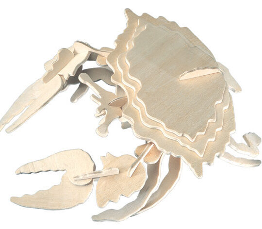 Crab Plywood Model Kit by Quay Imports - E010