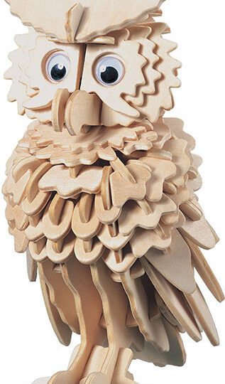 Owl Plywood Model Kit by Quay Imports - E038
