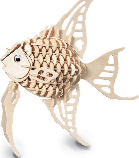 Angel Fish Plywood Model Kit by Quay Imports - H010