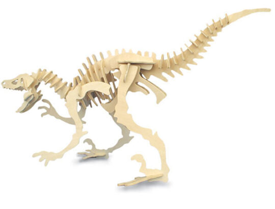 Velociraptor Plywood Model Kit by Quay Imports - J004