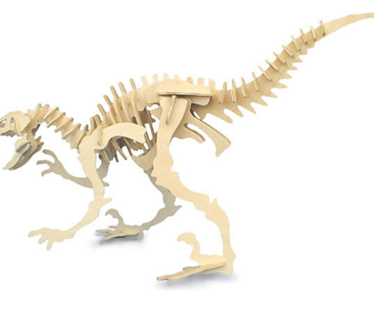 Velociraptor Plywood Model Kit by Quay Imports - J004