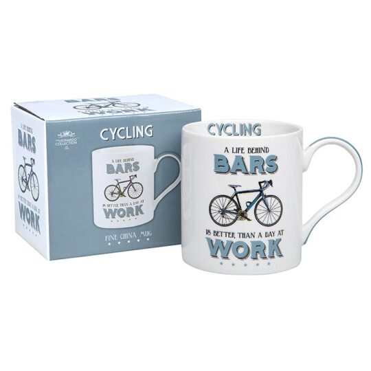 Classic Cycling China Mug from The Leonardo Collection - LP93575