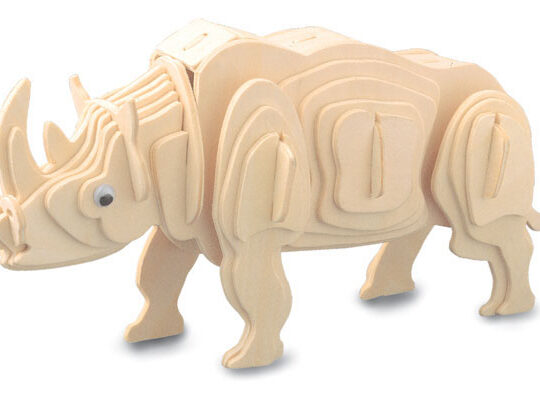 Rhinoceros Plywood Model Kit by Quay Imports - M018