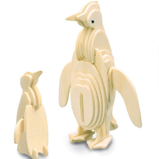 Penguins Plywood Model Kit by Quay Imports - M030