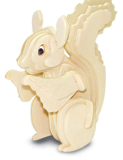 Squirrel Plywood Model Kit by Quay Imports - M037
