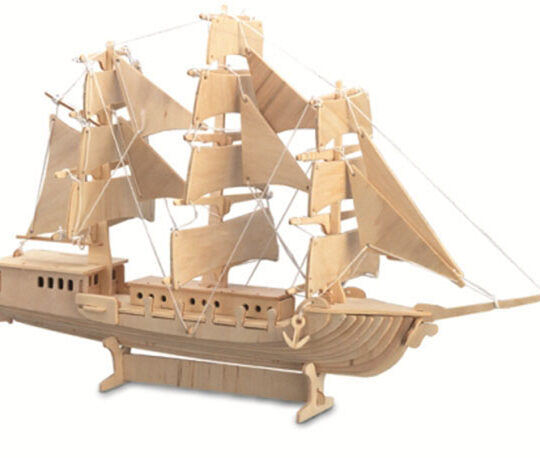 Sailing Ship Plywood Model Kit by Quay Imports - P049