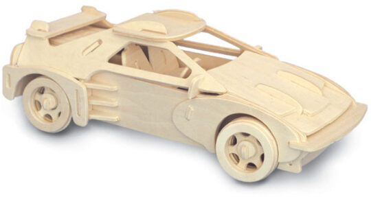 F40 GT Plywood Model Kit by Quay Imports - P065