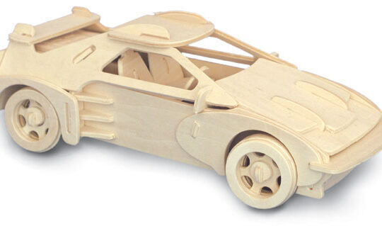 F40 GT Plywood Model Kit by Quay Imports - P065