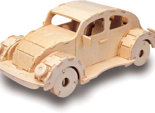 VW Beetle Plywood Model Kit by Quay Imports - P305