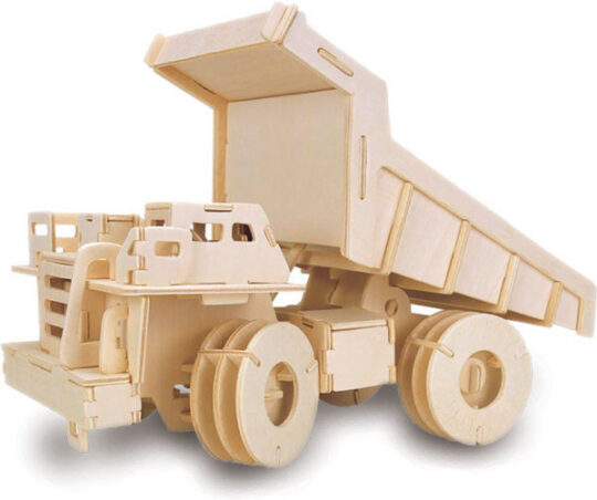 Dump Truck Plywood Model Kit by Quay Imports - P307