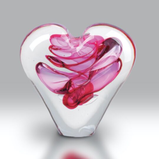 Passion Paperweight Pomegranate by Nobilé Glassware - PPW-POM