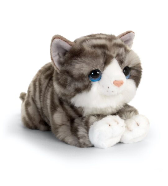 Keel Toys - SC2646 - Plush Signature Cuddle Kitten Jade Grey