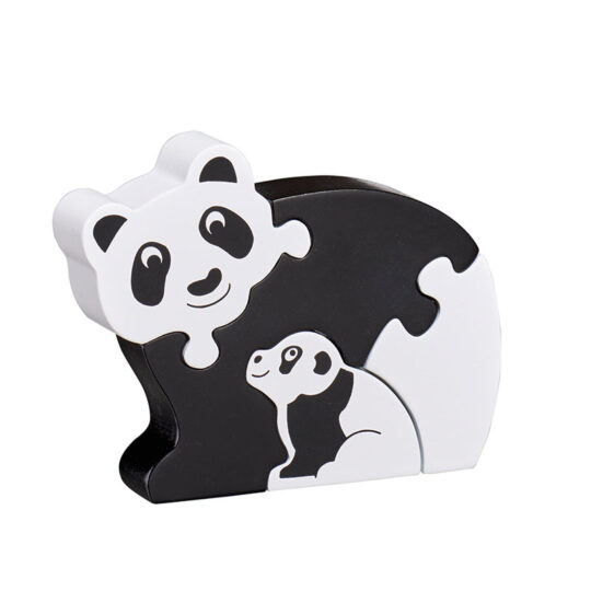 Panda & Baby Simple Wooden Jigsaw by Lanka Kade - SJ01