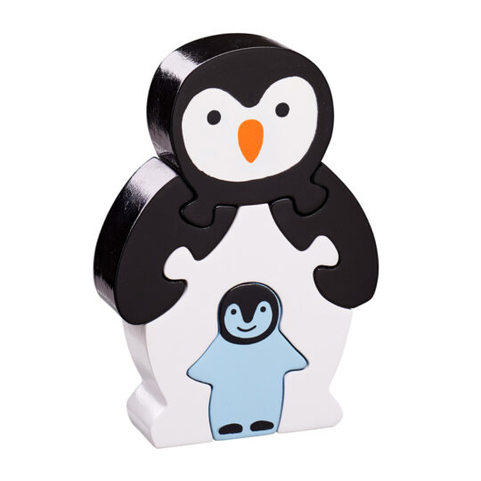 Penguin & Baby Simple Wooden Jigsaw by Lanka Kade - SJ02