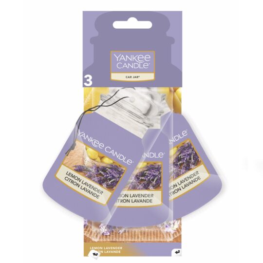 Lemon Lavender Car Jar Bonus 3 Pack by Yankee Candle - 1137673E
