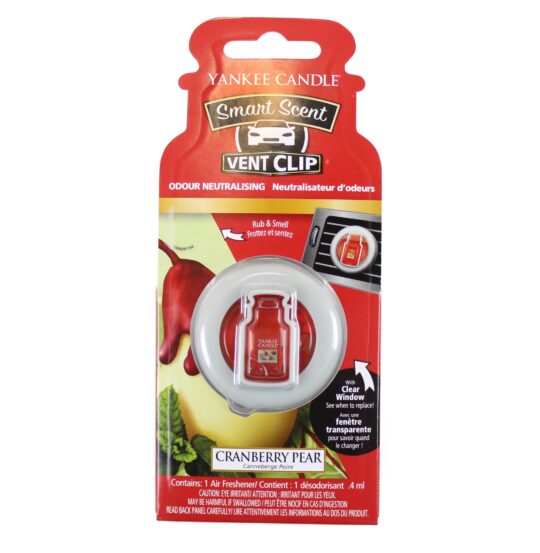 Cranberry Pear Smart Scent Vent Clip by Yankee Candle - 1340386E