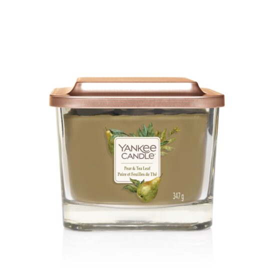 Pear & Tea Leaf Elevation Medium Jar by Yankee Candle - 1591089E