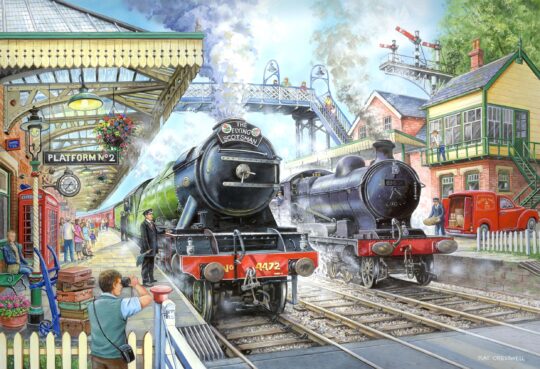 Train Now Standing 1000 Piece Jigsaw Puzzle by House of Puzzles - HOP0008