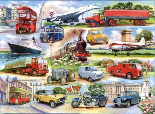 Golden Oldies 1000 Piece Jigsaw Puzzle by House of Puzzles - HOP0009