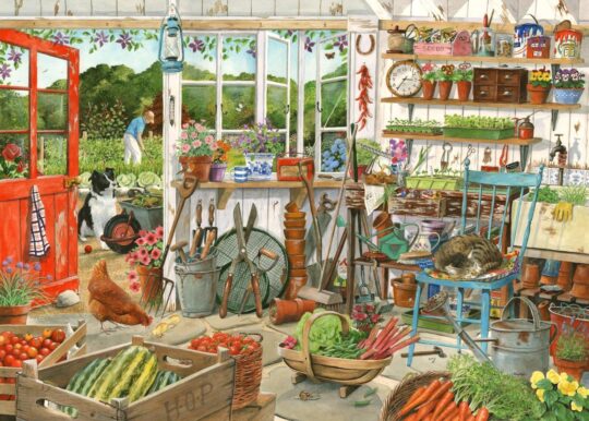 Potting Shed 1000 Piece Jigsaw Puzzle by House of Puzzles - HOP0025