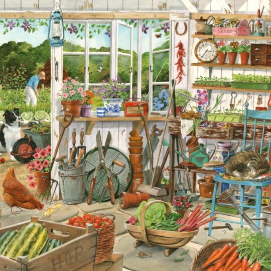 Potting Shed 1000 Piece Jigsaw Puzzle by House of Puzzles - HOP0025