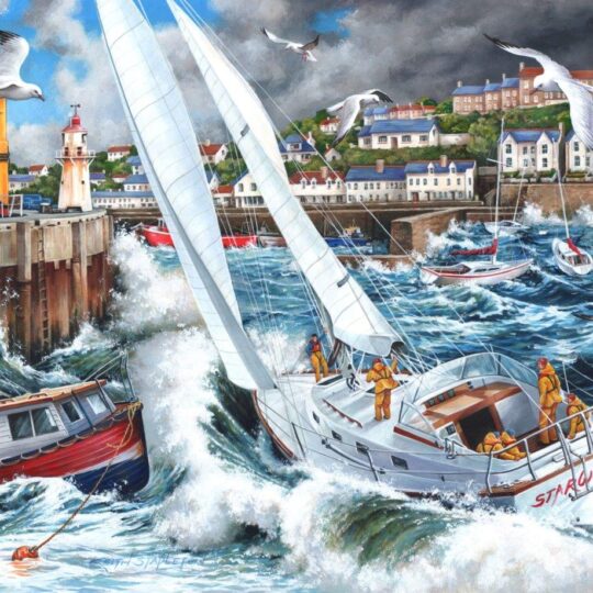 Storm Chased 1000 Piece Jigsaw Puzzle by House of Puzzles - HOP0027