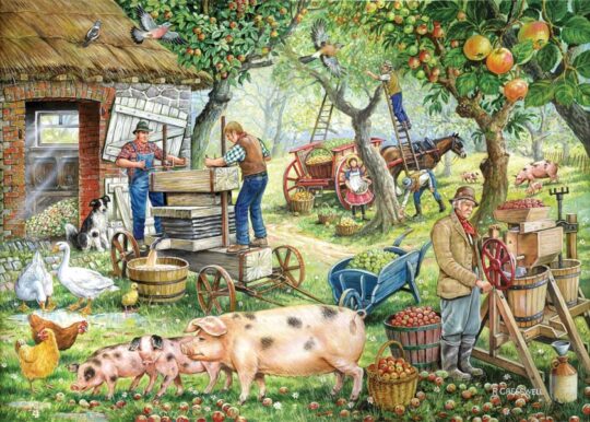Cider Makers 1000 Piece Jigsaw Puzzle by House of Puzzles - HOP0037
