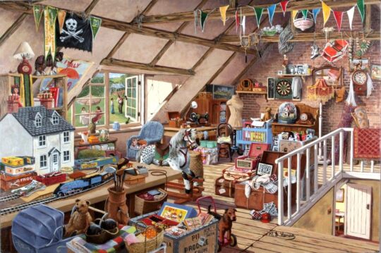 Grandma's Attic 1000 Piece Jigsaw Puzzle by House of Puzzles - HOP0038