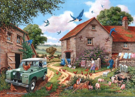 Farmer's Wife Big 500 Piece Jigsaw Puzzle by House of Puzzles - HOP0040