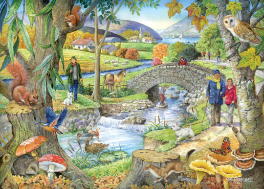 Riverside Walk 1000 Piece Jigsaw Puzzle by House of Puzzles - HOP0052