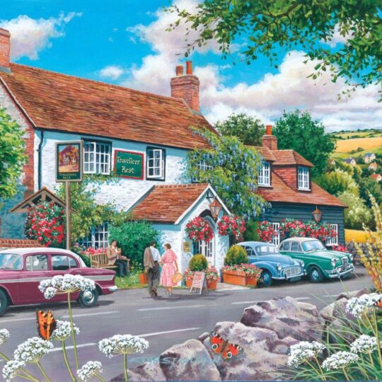 Travellers Rest Big 500 Piece Jigsaw Puzzle by House of Puzzles - HOP0086