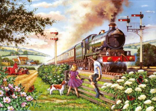 Railway Children Big 500 Piece Jigsaw Puzzle by House of Puzzles - HOP0090