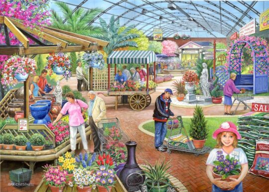 At The Garden Centre 1000 Piece Jigsaw Puzzle by House of Puzzles - HOP0105