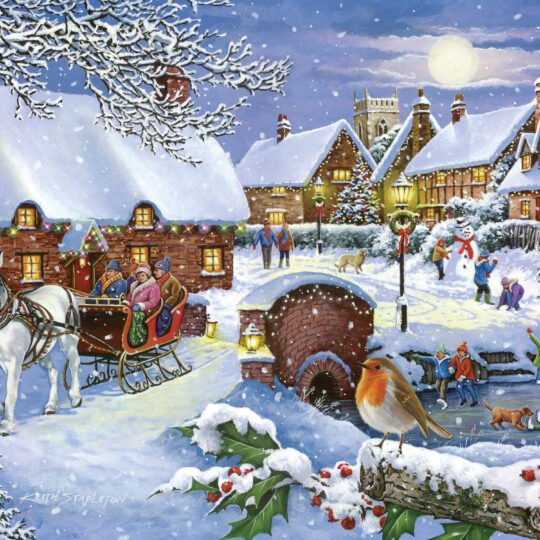 Sleigh Ride 1000 Piece Jigsaw Puzzle by House of Puzzles - HOP0124